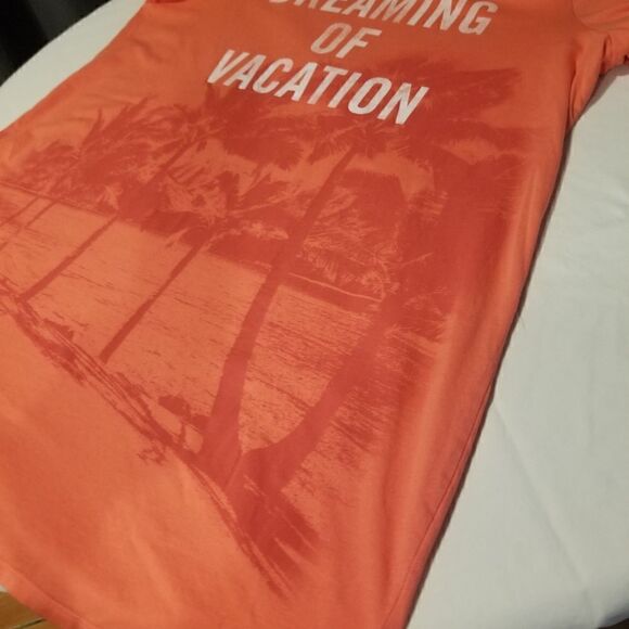 Cacique Sleep Shirt - 18/20 Dream of Vacation NWOT peach color - Picture 9 of 11